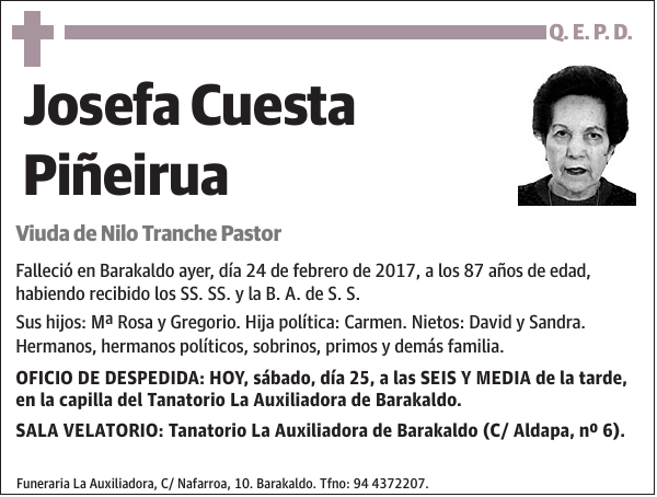 Josefa Cuesta Piñeirua