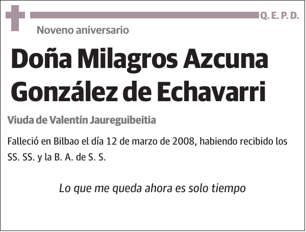 Milagros Azcuna González de Echavarri
