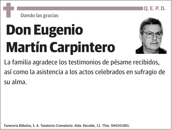 Eugenio Martín Carpintero