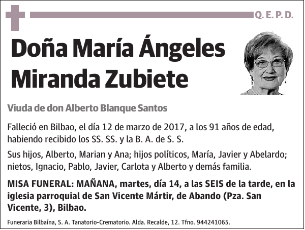 María Ángeles Miranda Zubiete