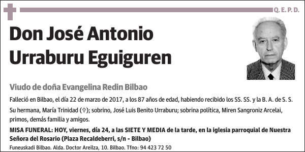 José Antonio Urraburu Eguiguren