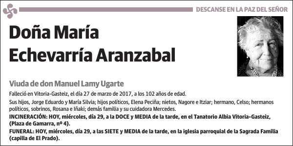 María Echevarría Aranzabal