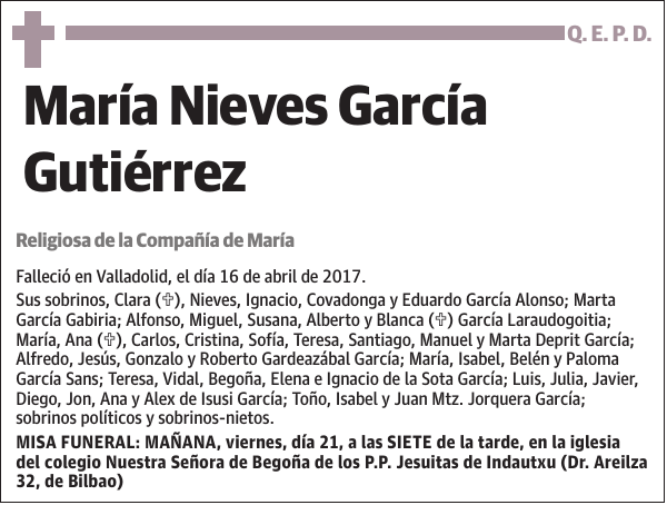 María Nieves García Gutiérrez