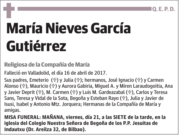 María Nieves García Gutiérrez