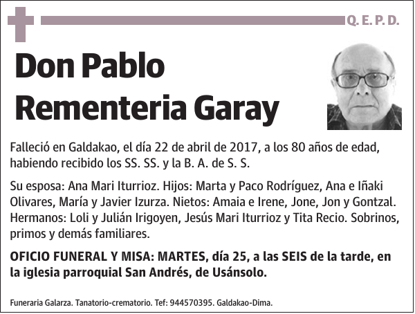 Pablo Rementeria Garay