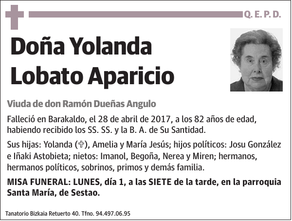 Yolanda Lobato Aparicio