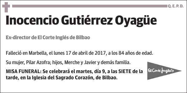 Inocencio Gutiérrez Oyagüe