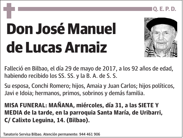 José Manuel de Lucas Arnaiz