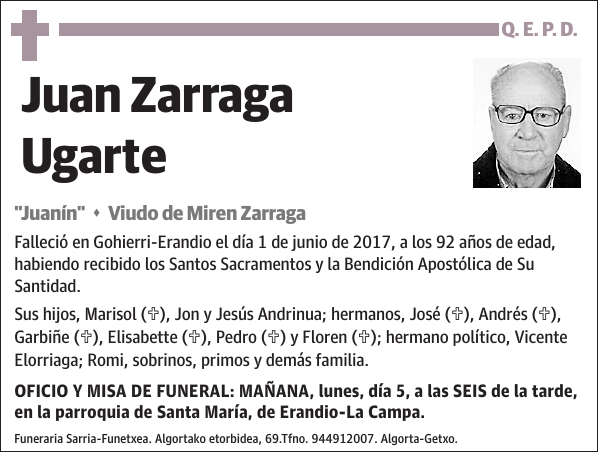 Juan Zarraga Ugarte