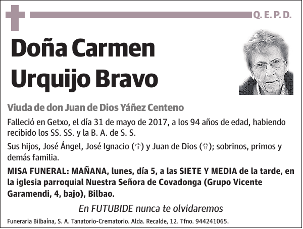 Carmen Urquijo Bravo