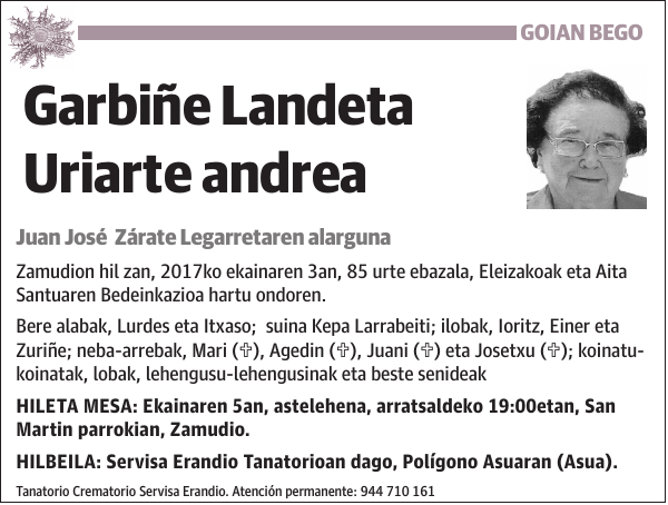 Garbiñe Landeta Uriarte