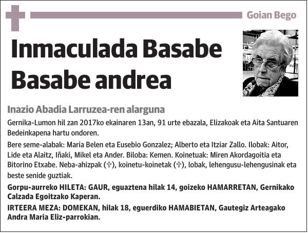Inmaculada Basabe Basabe