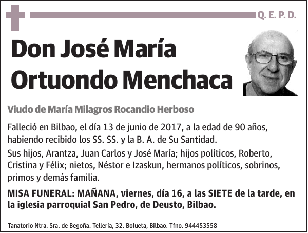 José María Ortuondo Menchaca