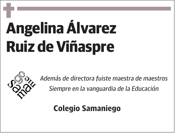 Angelina Álvarez Ruiz de Viñaspre