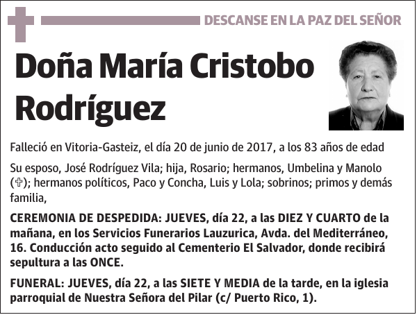 María Cristobo Rodríguez