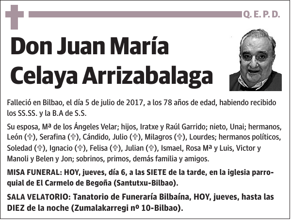 Juan María Celaya Arrizabalaga