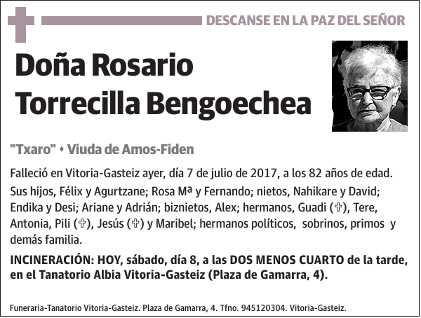 Rosario Torrecilla Bengoechea