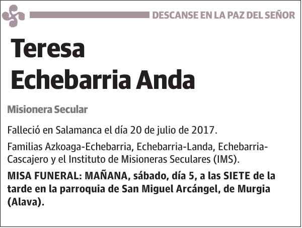 Teresa Echebarria Anda