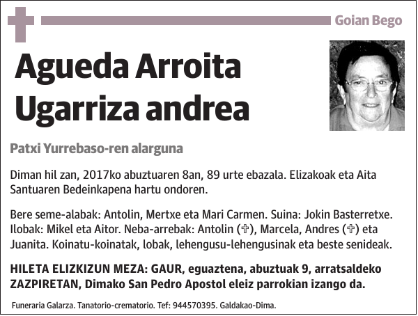 Agueda Arroita Ugarriza