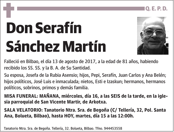 Serafín Sánchez Martín