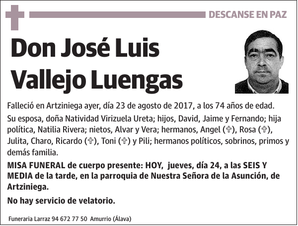 José Luis Vallejo Luengas