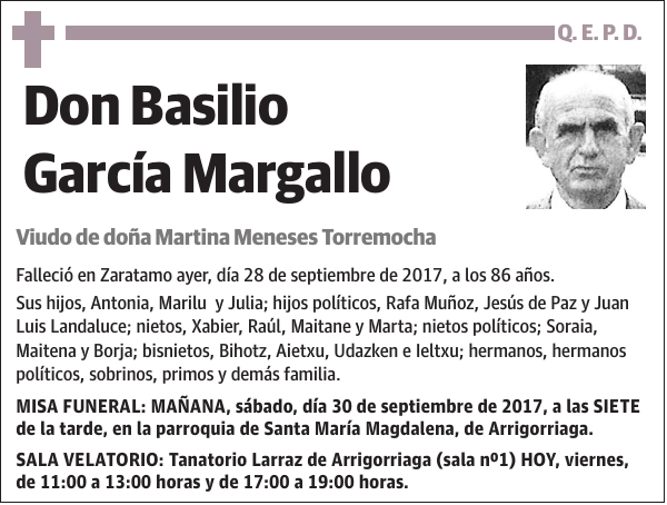Basilio García Margallo