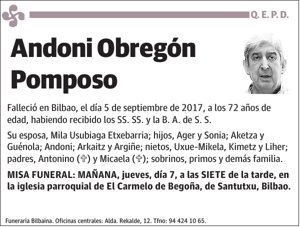 Andoni Obregón Pomposo