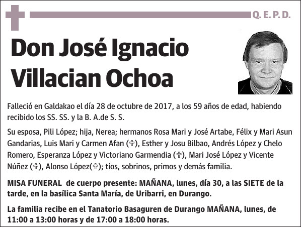José Ignacio Villacian Ochoa