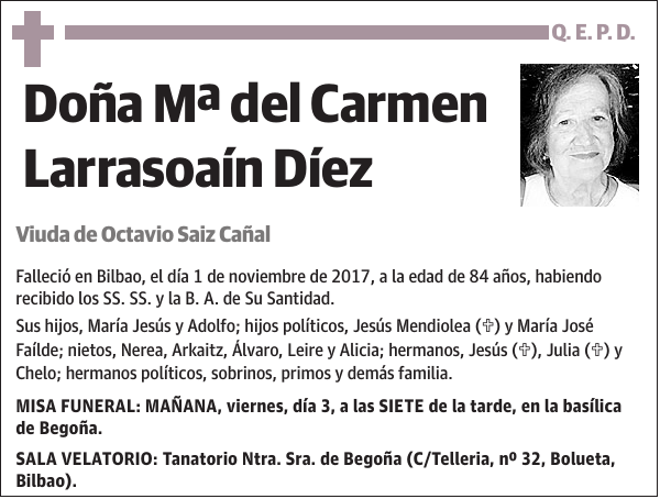Mª del Carmen Larrasoaín Díez
