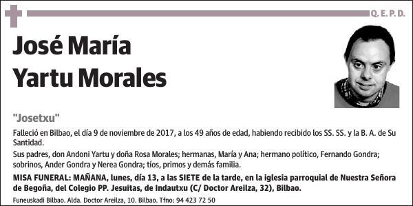 José María Yartu Morales