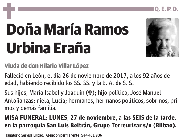 María Ramos Urbina Eraña
