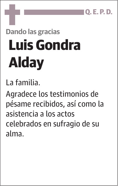 Luis Gondra Alday