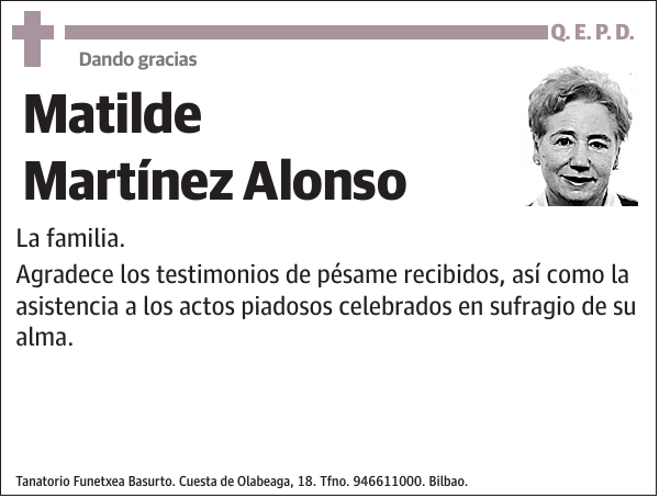Matilde Martínez Alonso