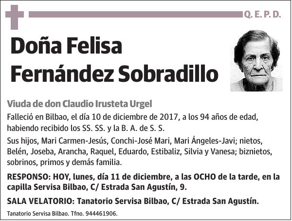 Felisa Fernández Sobradillo