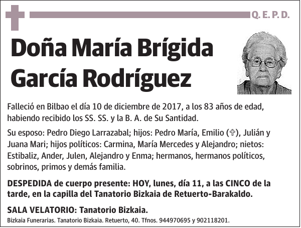 María Brígida García Rodríguez