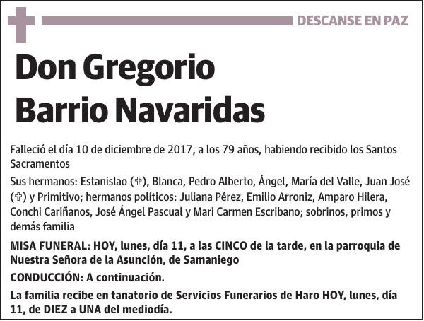 Gregorio Barrio Navaridas