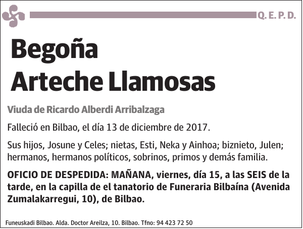 Begoña Arteche Llamosas