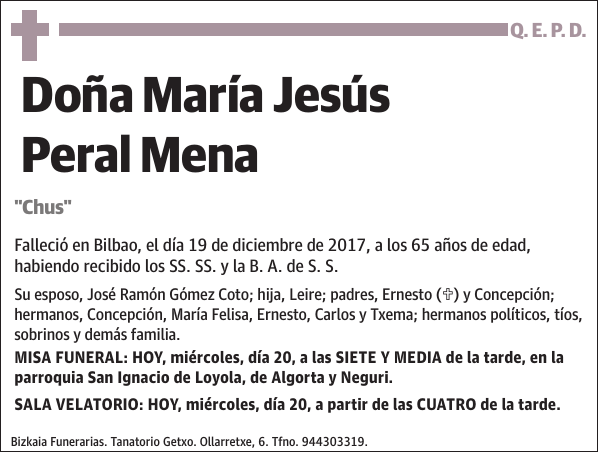 María Jesús Peral Mena