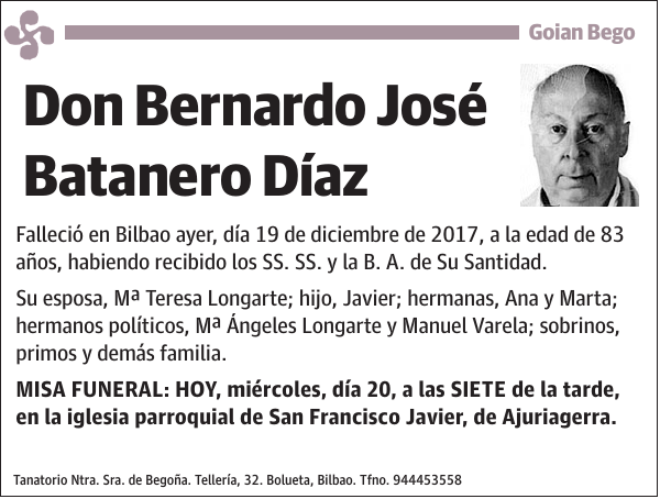 Bernardo José Batanero Díaz