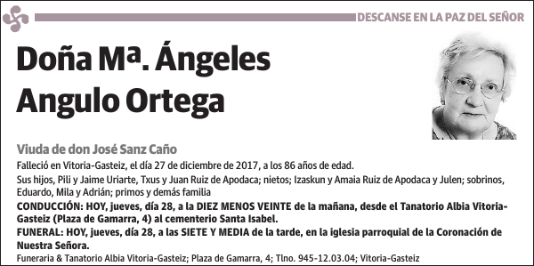 Mª. Ángeles Angulo Ortega