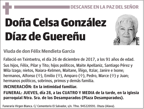 Celsa González Díaz de Guereñu