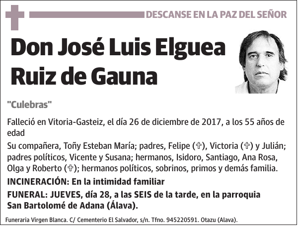 José Luis Elguea Ruiz de Gauna