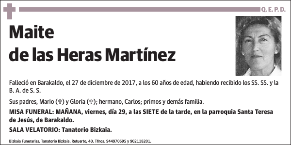 Maite de las Heras Martínez