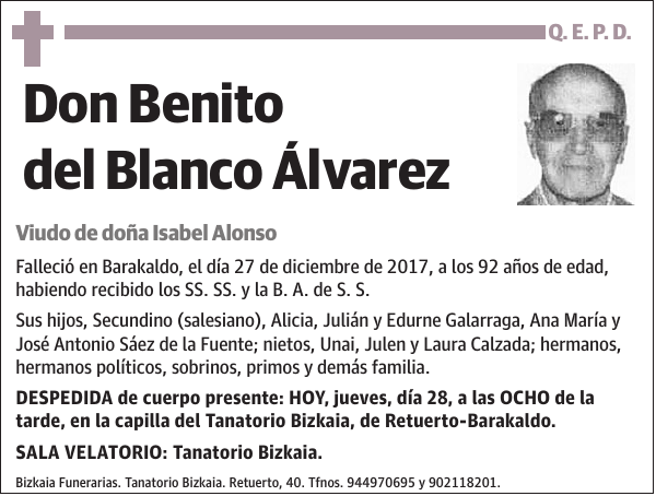 Benito del Blanco Álvarez
