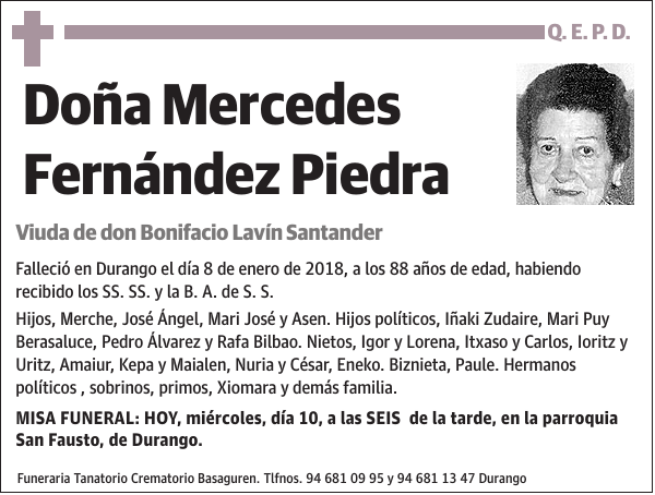 Mercedes Fernández Piedra
