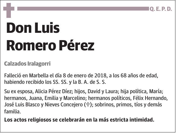 Luis Romero Pérez