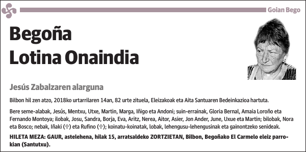 Begoña Lotina Onaindia