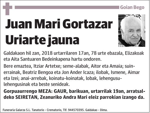 Juan Mari Gortazar Uriarte