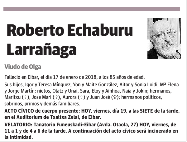 Roberto Echaburu Larrañaga