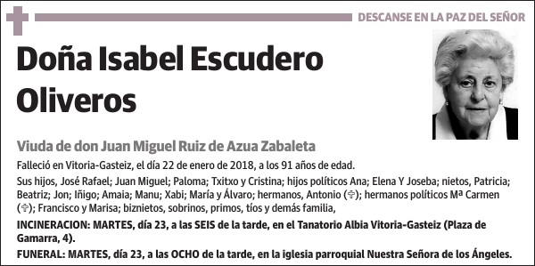 Isabel Escudero Oliveros
